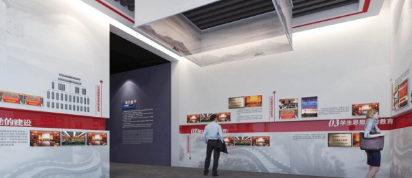 人文科技學(xué)院校史館設(shè)計(jì)