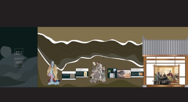 新中式國風(fēng)博物館文化墻排版設(shè)計(jì)