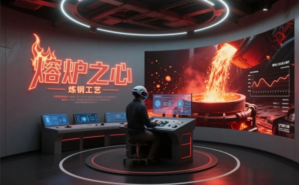 被千度鋼流燙到心跳，鋼鐵企業科技展廳也太酷了吧？