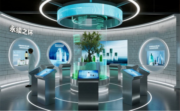 護(hù)膚品科技展廳設(shè)計(jì)