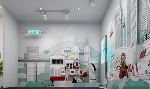 傳媒黨團(tuán)活動展廳設(shè)計