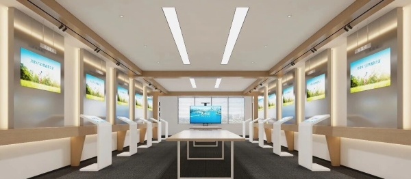 安溪瀚藍固廢展廳走進 “生態(tài)即生活”環(huán)保展廳的「自然共生」設(shè)計