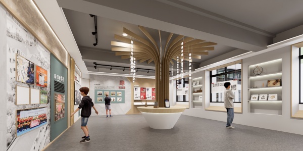 校史館設計讓空間說話