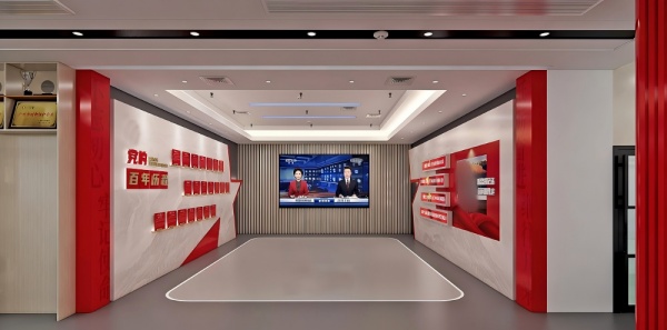 稅局黨建展廳：我們用 “紅 + 智”，讓 “黨建 + 稅務(wù)” 在空間里生長